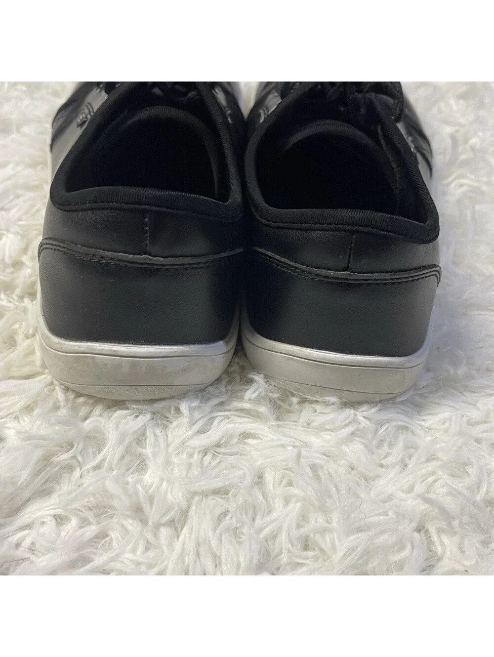 HOBIBEAR Minimalist Sneakers W 9.5 M 8.5 EU 41 Black Leather Wide Toe Shoes